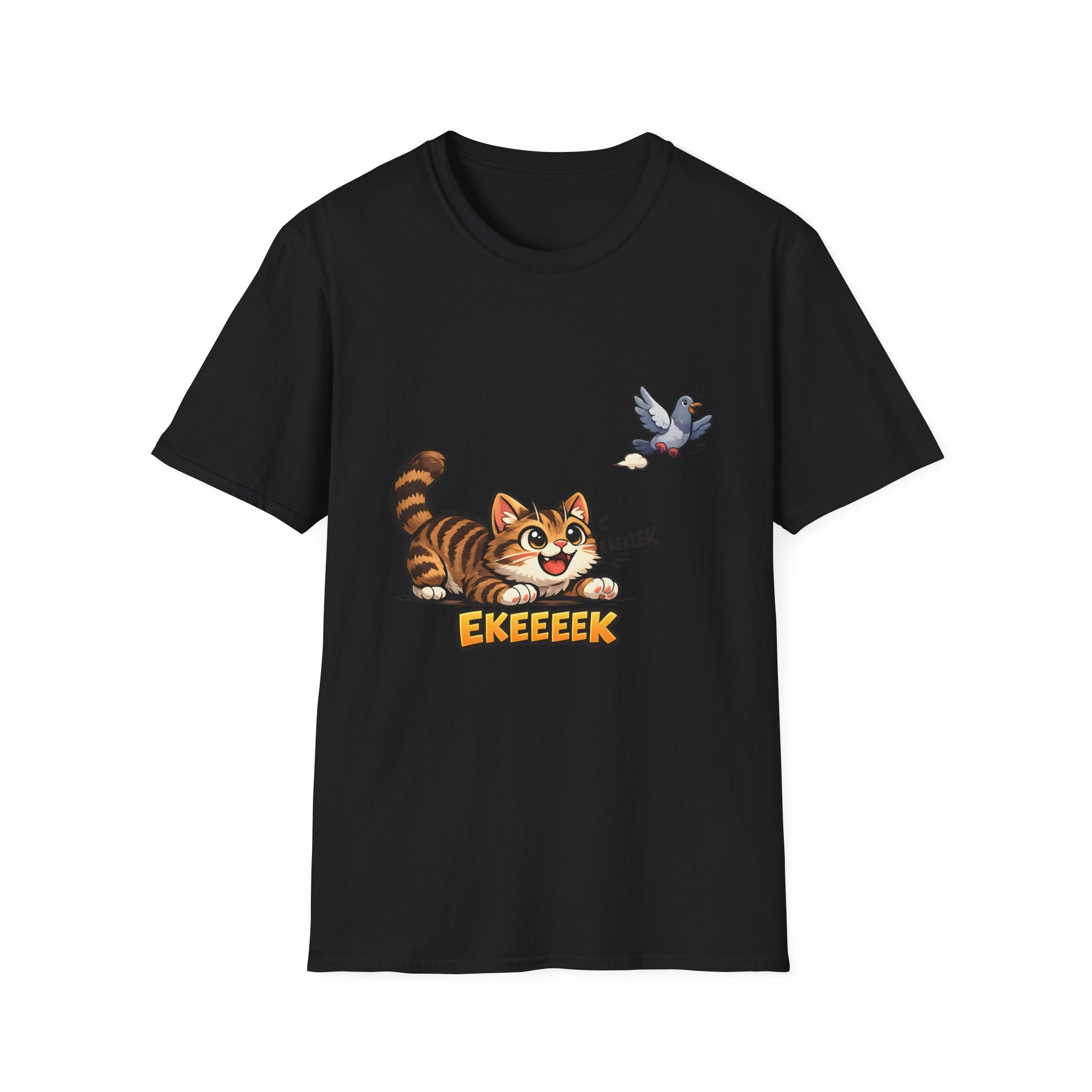 Cat Chasing Bird T-Shirt