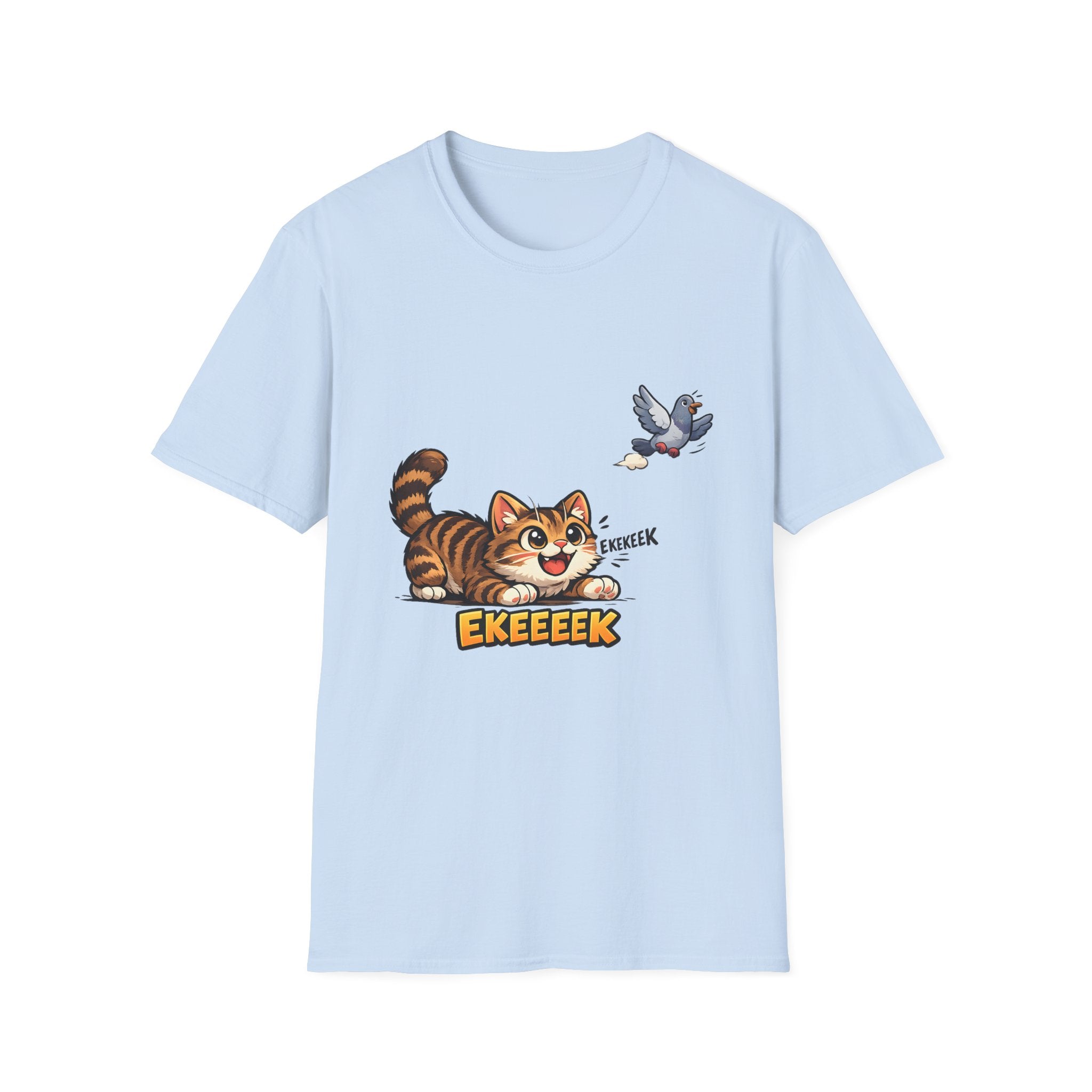 Cat Chasing Bird T-Shirt