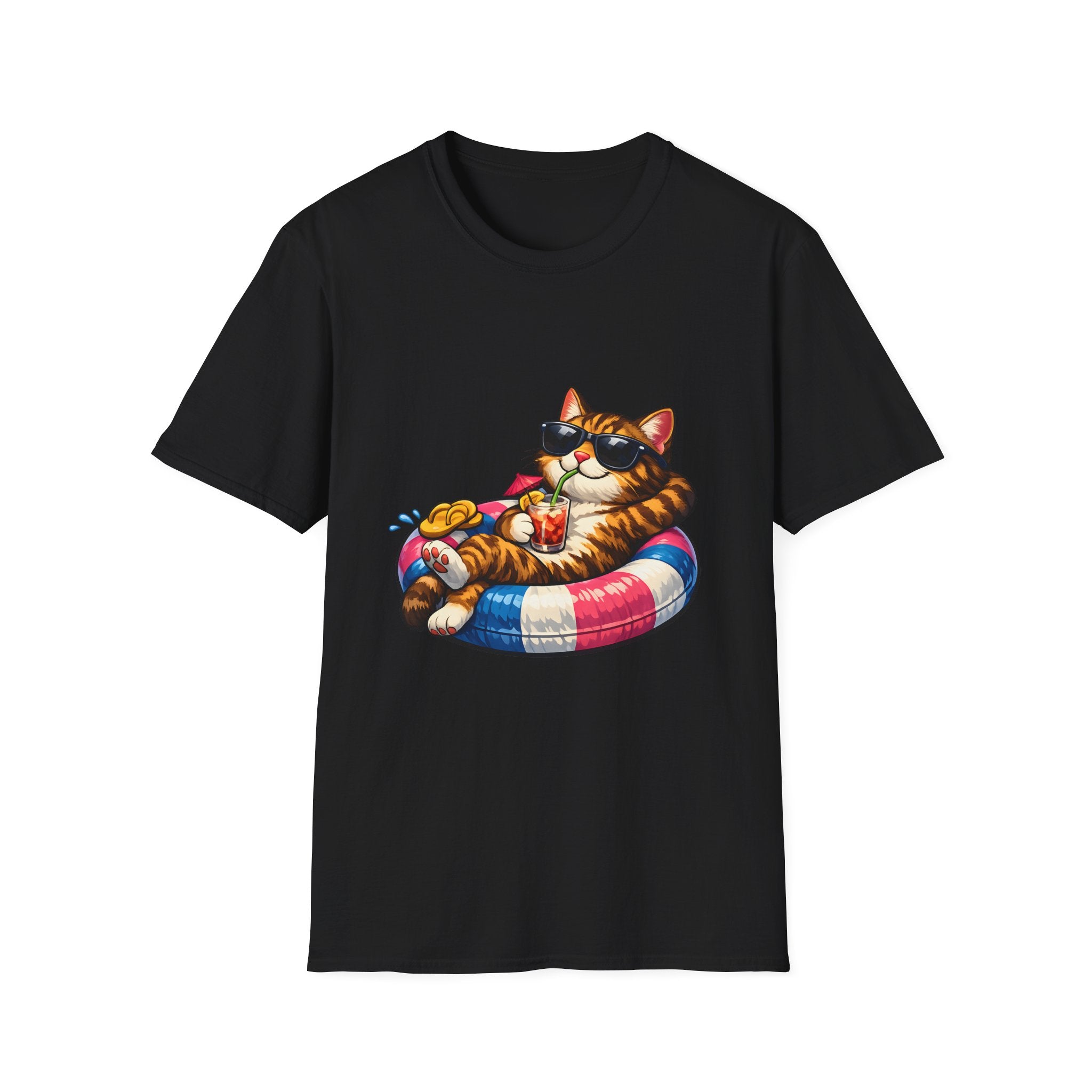 Summer Lazy Cat T-Shirt