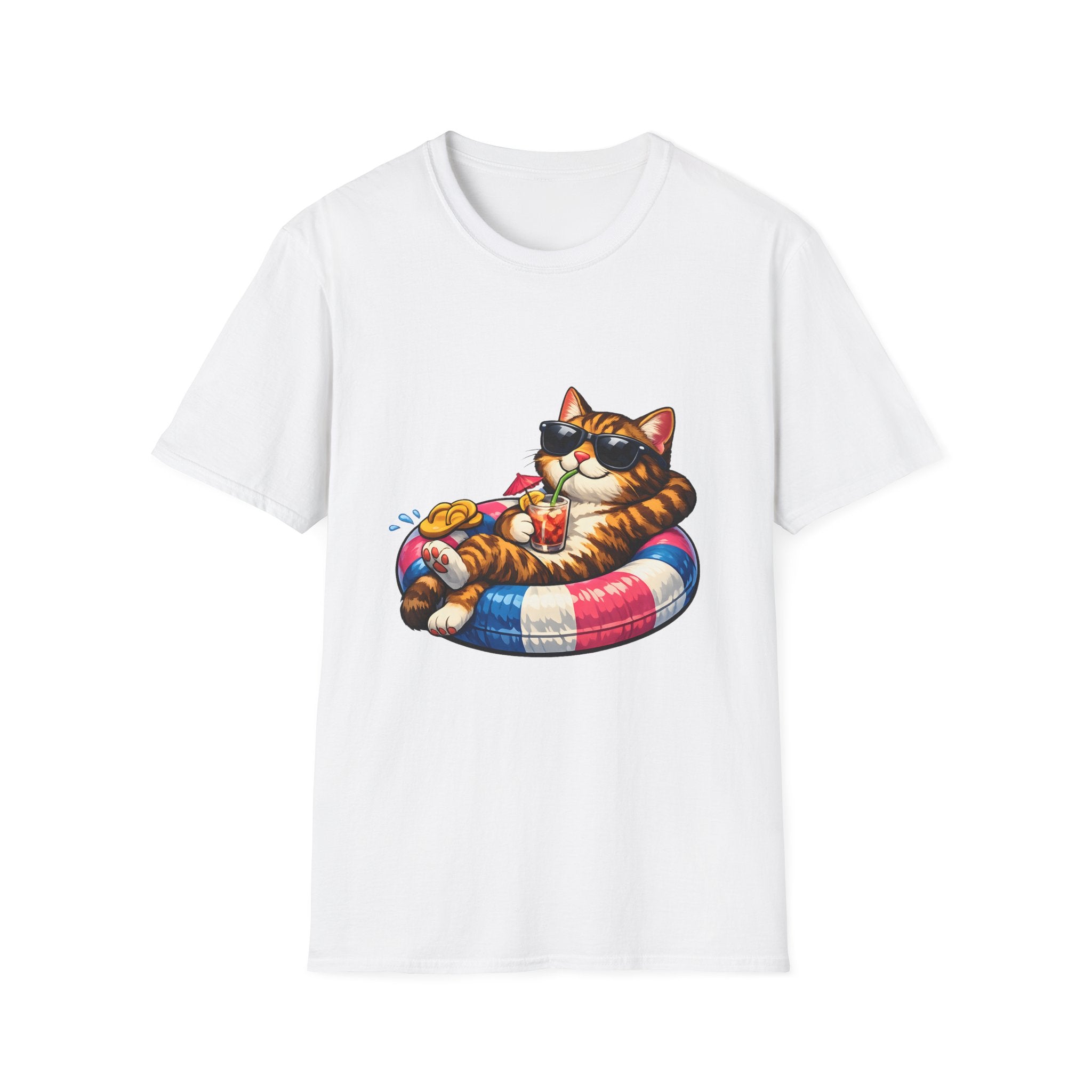 Summer Lazy Cat T-Shirt