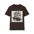 Life Is Too Short to Drive Boring Cars T-Shirt — Vintage Racing Graphic Tee