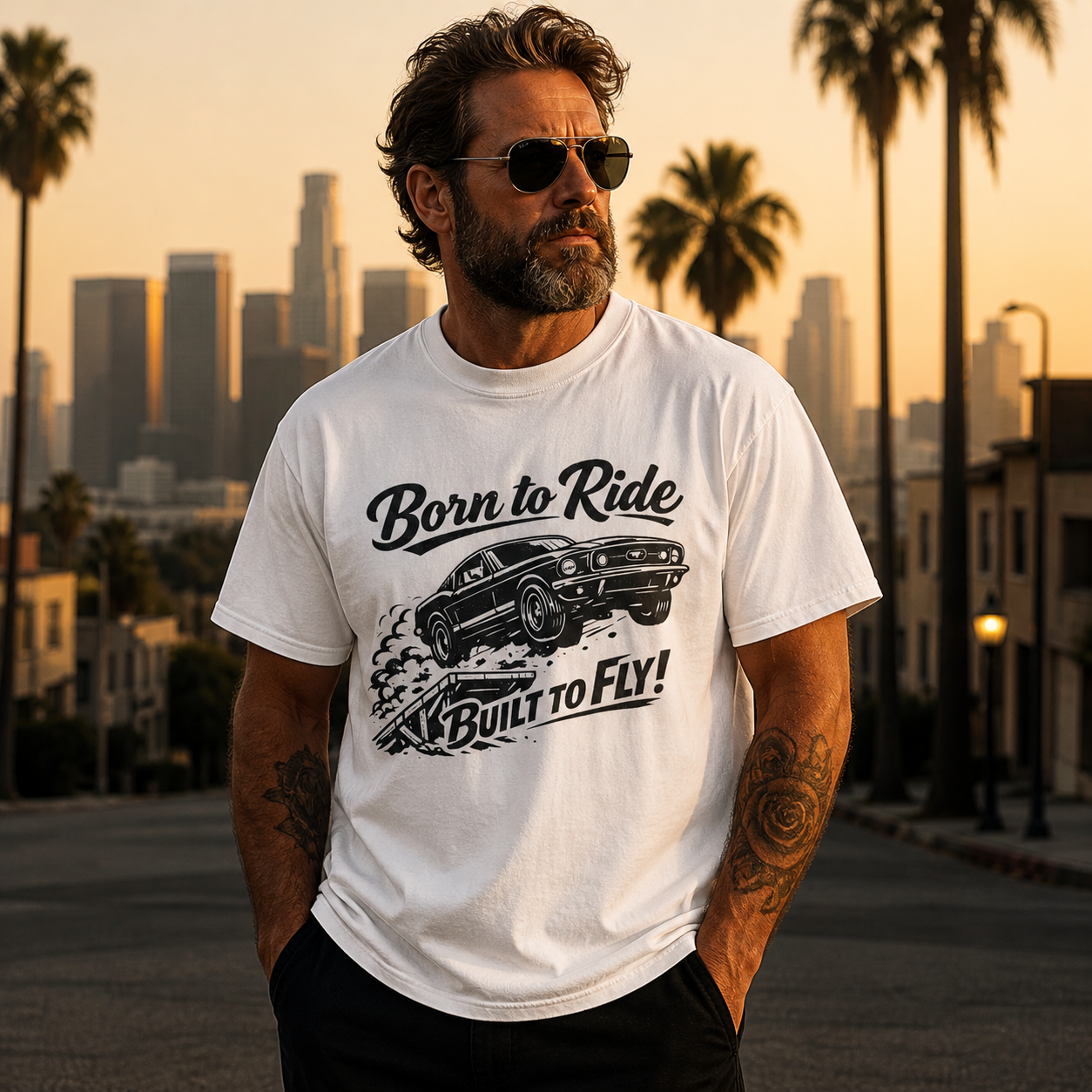 Born to Ride, Built to Fly T-Shirt
