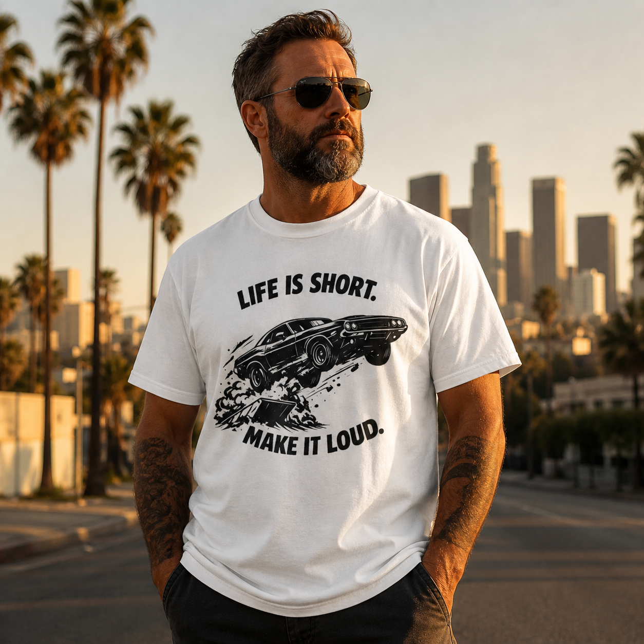 "Life Is Short, Make It Loud" T-Shirt